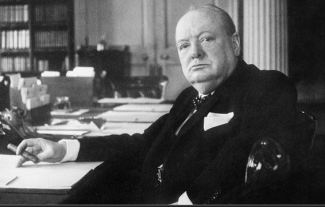Sir Winston Churchill was a British prime minister and statesman who led the country to victory against Nazi Germany and the Axis powers in World War Two.